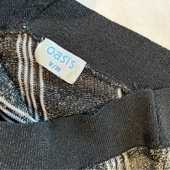 OASIS gold metallic reversible dress - US 8 / UK 12 / euro 38 - Picture 4 of 4